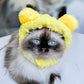 Cute Cartoon Pet Headgear, Sunflower, Animal & Character Hats for Cats and Small Dogs
