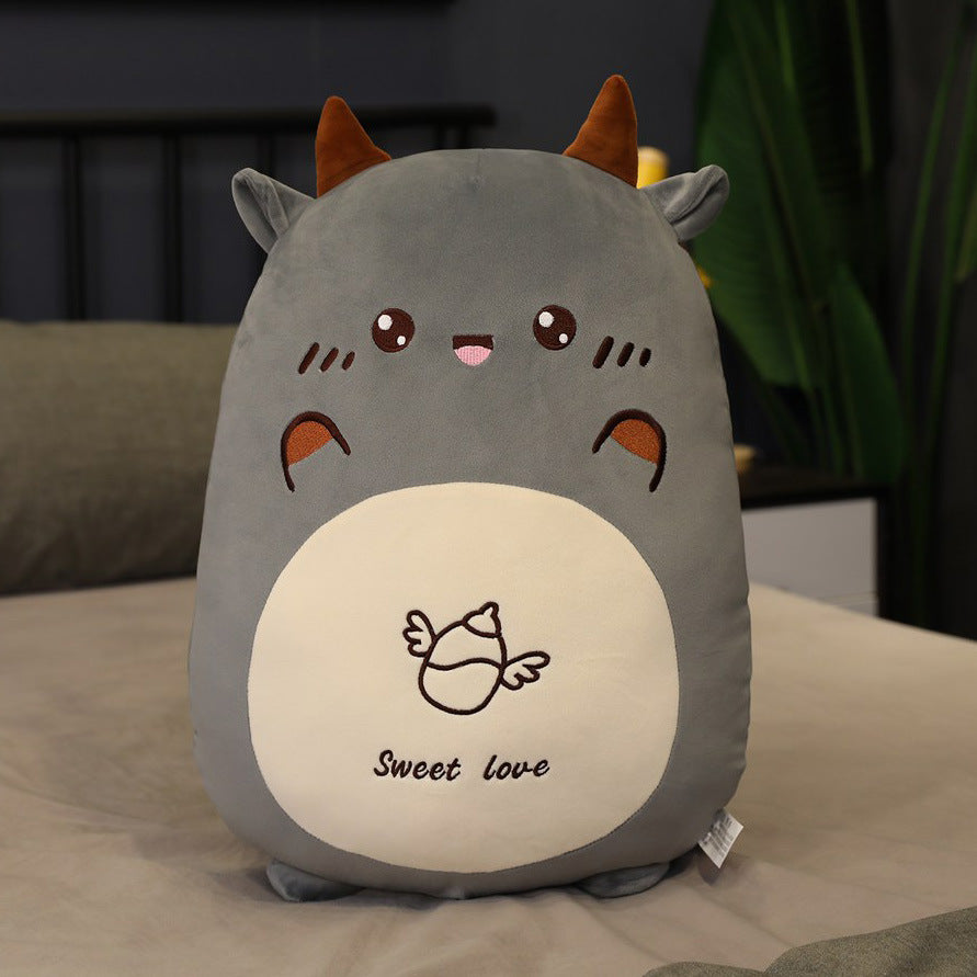 Cute Potato Chubby Bunny Pillow, Soft Sleeping Plush Doll for Girls