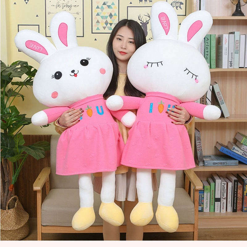 Super Soft Snuggles: Bunny Doll Plush Toy (PP Cotton Filled).