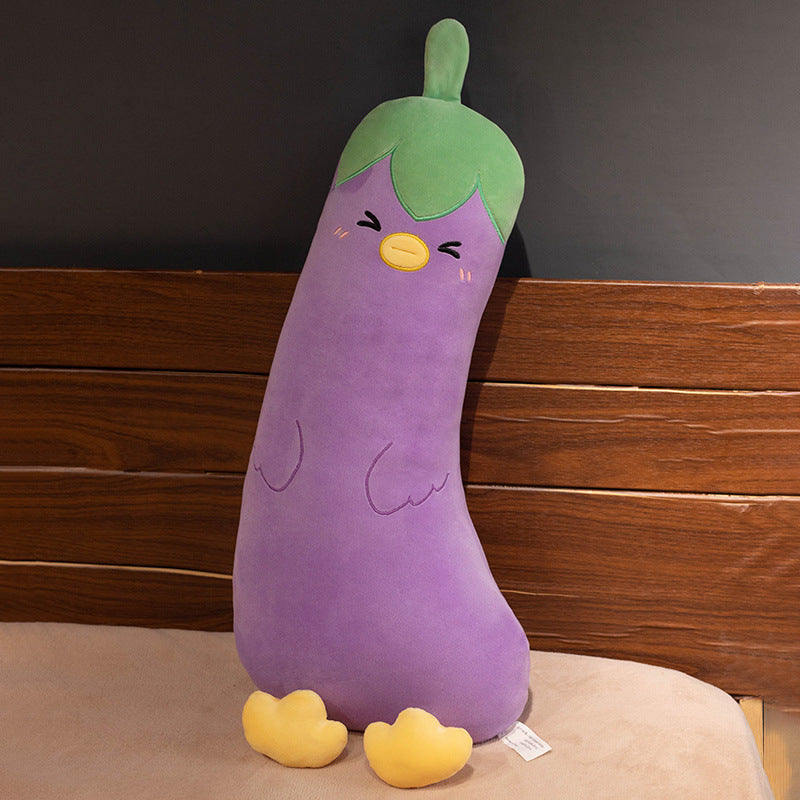 Cartoon Vegetable Transformation Chicken Pillow – Soft Plush Toy & Body Pillow