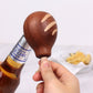 Solid Wood Chicken Leg Bottle Opener – Magnetic Ebony Beer Opener Ornament