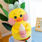 Creative Duck Plush Doll – Large Cute Cosmetic Bottle-Style Plush Toy