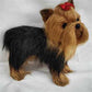 Simulation Animal Dog Plush Ornament, Realistic Artificial Fur Decorative Toy