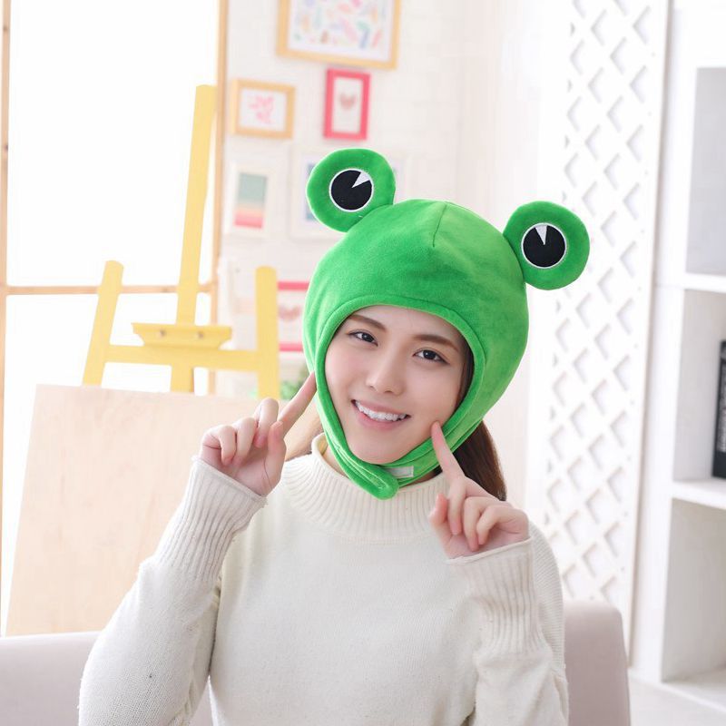 Showstopper Prop: New Big Ears Frog Headgear Hat for Performance and Photos.