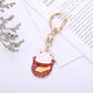 Pet Jewelry Painted Keychain, Cute Dog & Cat Metal Keyring
