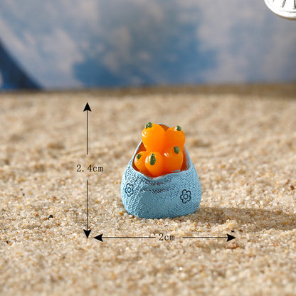 Cartoon Bunny Resin Ornament, Cute Decorative Figurine