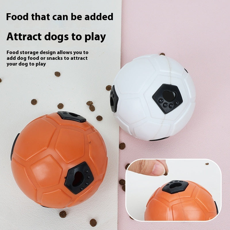 Dog Toy Ball, TPR Nibbling & Teeth Grinding Toy for Dental Health and Fun Play