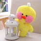 Cute PP Cotton Small Yellow Duck Plush Toy – 30cm Musical Sound Plush for Teens