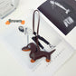 Sausage Dog Carrying Strap Bag Ornament, PU Leather Hanging Accessory