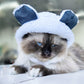 Cute Cartoon Pet Headgear, Sunflower, Animal & Character Hats for Cats and Small Dogs