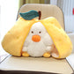 Cute Creative Pear-to-Love Duck Doll Pillow – Adorable Plush Cushion for Teens