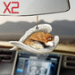 Sleeping Dog Angel Car Pendant, Cute Acrylic Hanging Ornament for Cars, Doors & Home Decor