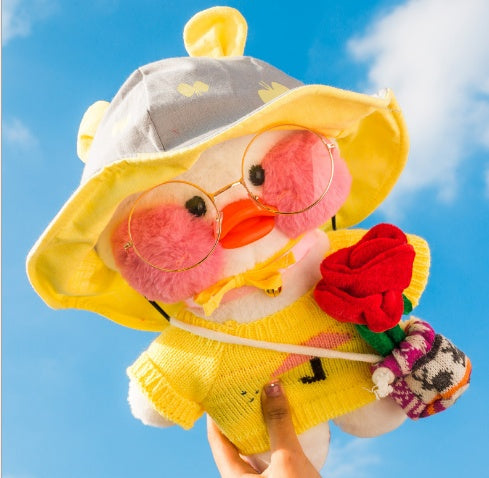 Internet Darling: Lalafanfan Cafe Mimi Hyaluronic Acid Duck Plush Doll (Safe, Soft, Collectible).