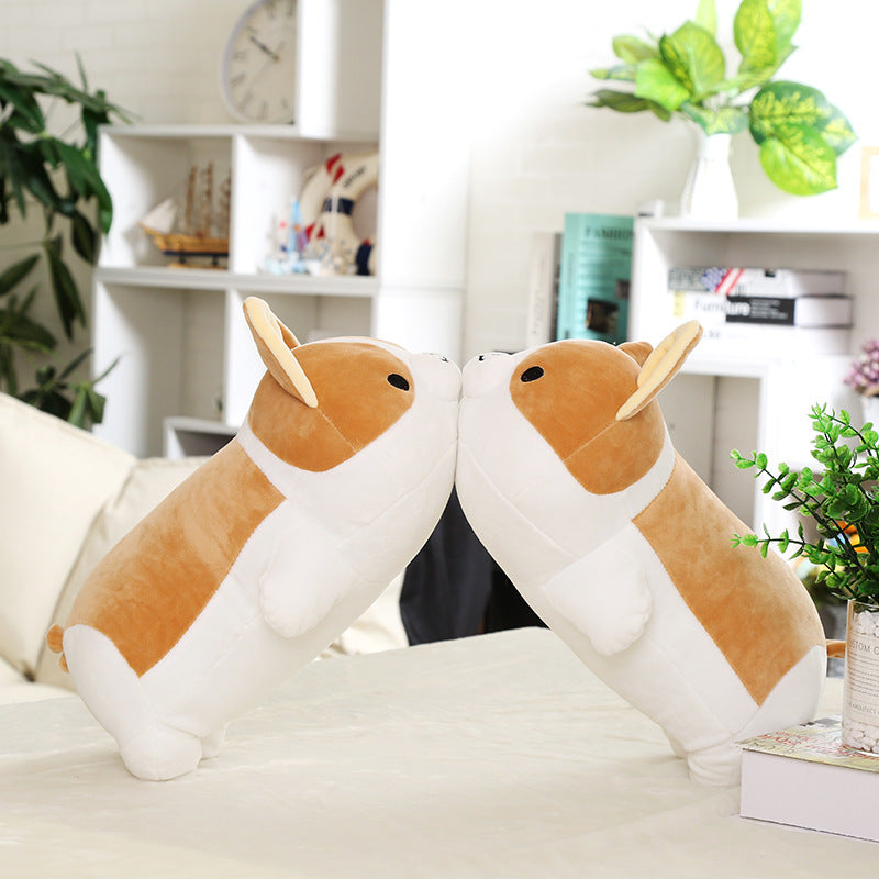 Best Butt Cuddles: Corgi Dog Plush Doll (Ultra Soft Four-Sided Stretch Velvet).