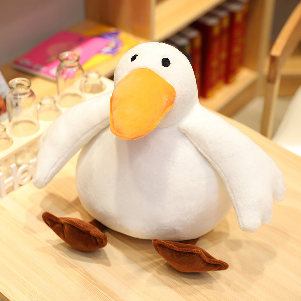 Cute Net-Red Duck Plush Doll – Super Soft Short-Plush Stuffed Toy