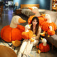 Creative Funny Pumpkin Duck Plush Doll – Soft Stuffed Toy in Multiple Sizes