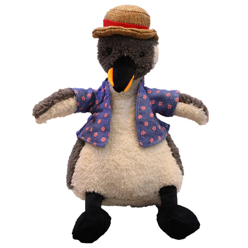 Stretchy Cuddles: Long Neck Duck Plush Toy Doll ($\mathbf{30\text{cm}}$ Short Plush).