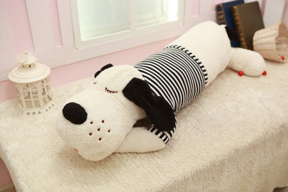 Giant Friend: Dog Short Plush Toy ($\mathbf{1.3}$–$\mathbf{1.5\text{m}}$ Height, Soft PP Cotton).