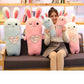 Carrot Bunny Plush Toy, Soft Short-Plush Rabbit with PP Cotton Filling (50cm / 80cm / 1m)