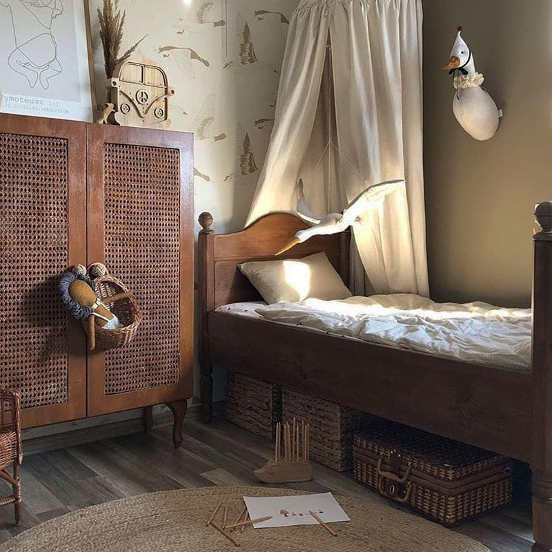 Charming Accent: Cute Duck Shape Wall Pendant Plush Decoration (European Style, Cotton).