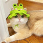 Hand-Crocheted Pet Knitted Hat, Funny INS-Style Wool Headgear for Cats & Dogs