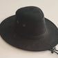 Western Edge: Chicken Skin Velvet Cowboy Hat (Stereotyped, Lacquered Finish).