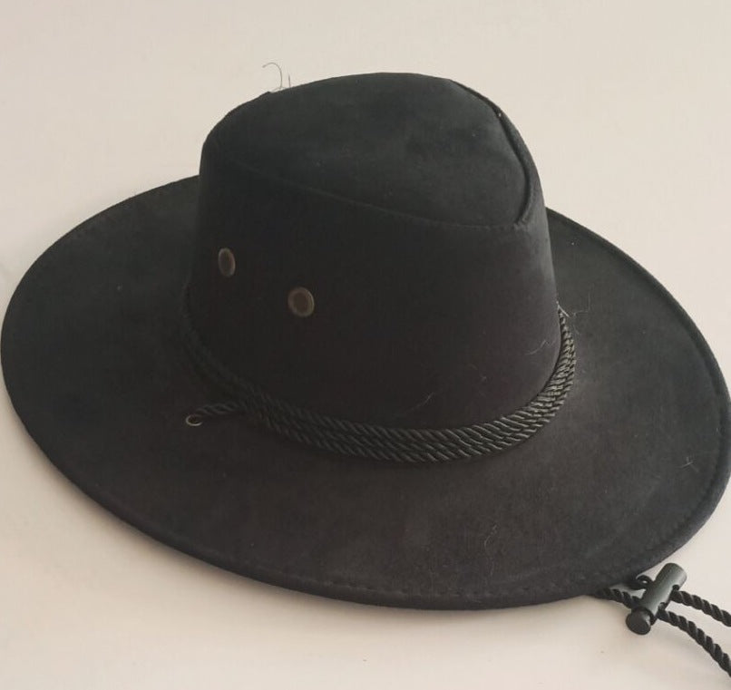 Western Edge: Chicken Skin Velvet Cowboy Hat (Stereotyped, Lacquered Finish).