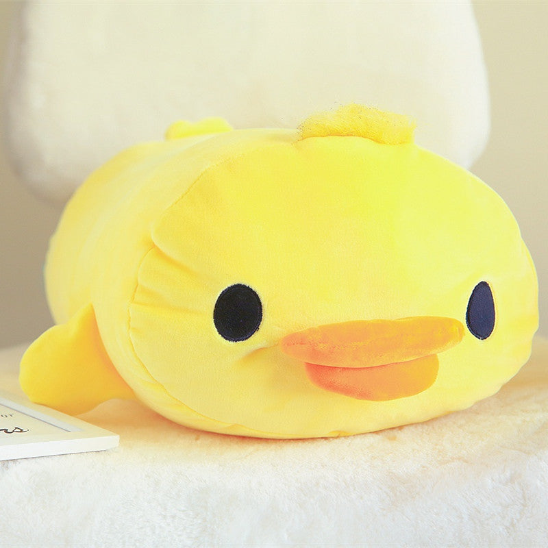 Simple Comfort: Plush Cotton Duck Animal Doll (Soft Short Plush, PP Cotton Filled).
