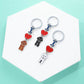 INS Love Dog Pendant, Metal Bag Charm & Keychain Accessory
