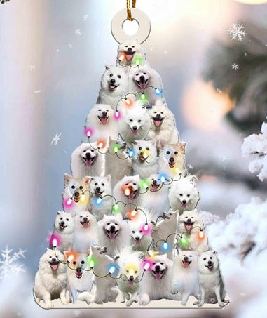 Sleeping Dog Angel Car Pendant, Acrylic Hanging Ornament for Cars, Doors & Home Decor