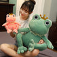 Cute Soft Frog Doll Plush Toy – Cartoon Frog Cushion Pillow in Multiple Sizes
