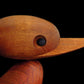 Natural Elegance: Solid Teak Wood Duck Animal Toy & Ornament (Pure Hands Craft).