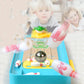 Kids' Fun: Mini Frog Bowling Educational Game for Cognitive Development.