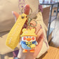 Cute Backpack Duck Keychain – Cartoon PVC Dripping-Glue Pendant for Bags & Keys