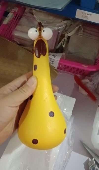 Yard Art Decor Chicken – Garden Lawn Plug Hen & Rooster Statues | Indoor/Outdoor Edge Seater Decorations