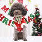 Christmas Poppy Dog Costume, Santa Elk, Christmas Tree & Deer Sweater | Winter Coral Velvet Pet Outfit