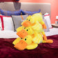 Soft Cute Lying-Style Big Yellow Duck Plush Toy – Cozy Down Cotton Plush Doll