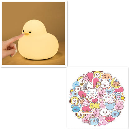 Duck Silicone Lamp – USB Rechargeable Dimmable Night Light (Warm 3000K)
