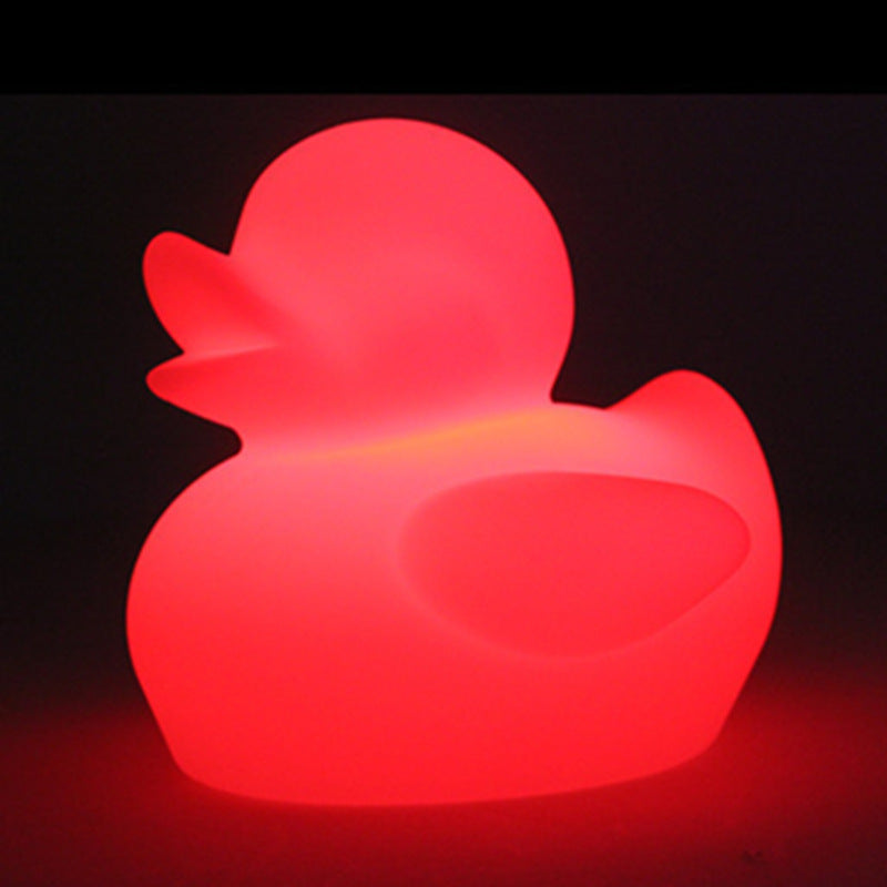 Mood Lighting & Music: LED Rechargeable Luminous Duck Table Lamp with Bluetooth Audio.