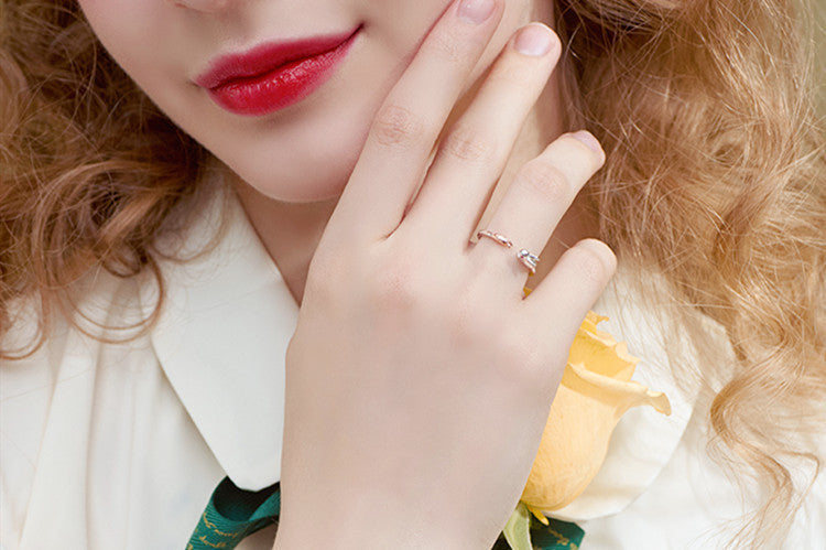 Fashion Cute Bunny Ring, Women’s Copper Animal/Zodiac Rabbit Ring