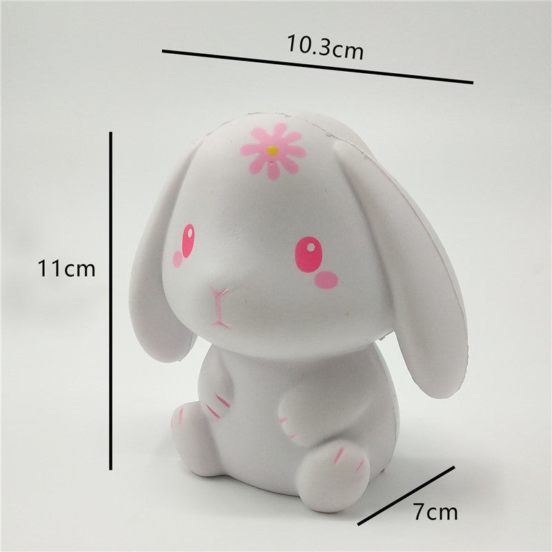 Cute Bunny Foam Toy, Resin Decorative Rabbit Figurine
