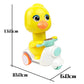 Yellow Duck Press & Pull-Back Toy – Inertial Trolley for Kids
