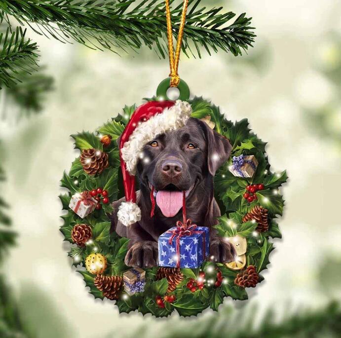 Sleeping Dog Angel Car Pendant, Acrylic Hanging Ornament for Cars, Doors & Home Decor