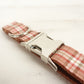Plaid Design Dog Ring, Polyester Pet Collar Accessory
