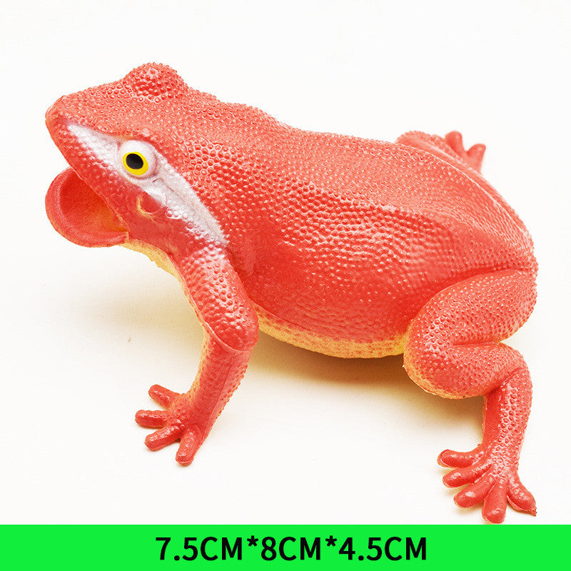 Realistic Fun: Simulation Calling Frog Animal Model Toy ($\mathbf{4}$ Colors).