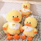 New Cute Little Yellow Duck Doodle Plush Toy – Soft Pine Needle Fleece Duck Doll