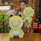 Crystal Soft Comfort: Cute Little Frog Plush Doll for Gifts and Decoration.