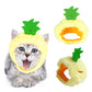 Cute Cartoon Pet Headgear, Sunflower, Animal & Character Hats for Cats and Small Dogs
