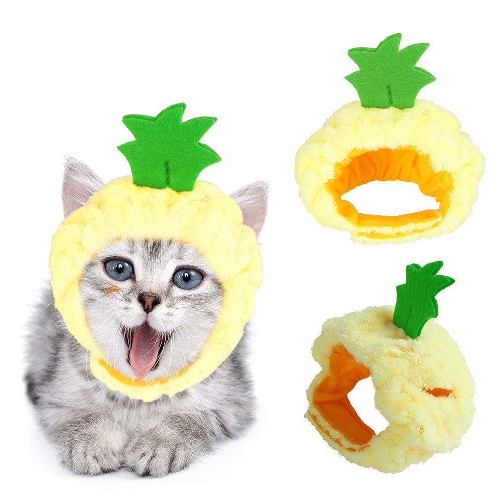 Cute Cartoon Pet Headgear, Sunflower, Animal & Character Hats for Cats and Small Dogs