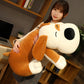 Giant Dog Doll Pillow: Stretch Super Soft Plush with Down Cotton Filling ($\mathbf{50}$ or $\mathbf{75\text{cm}}$).